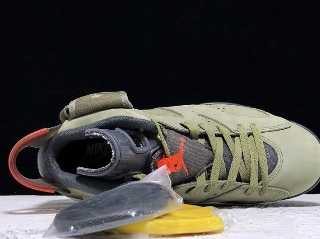 Reps TBK x Jordan Travis Medium CN1084-200 Air Olive Scott 6 0728